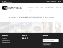 Tablet Screenshot of hooknhide.com